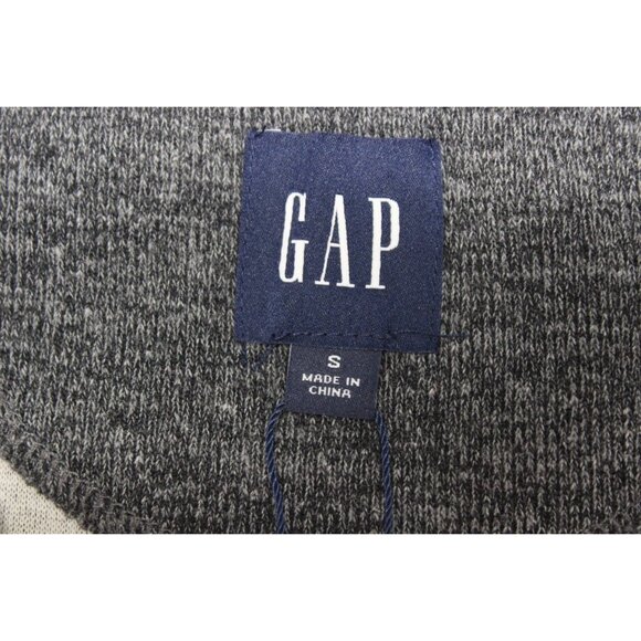 Gap men's half zip mock neck knit pullover sweater S - Picture 6 of 11